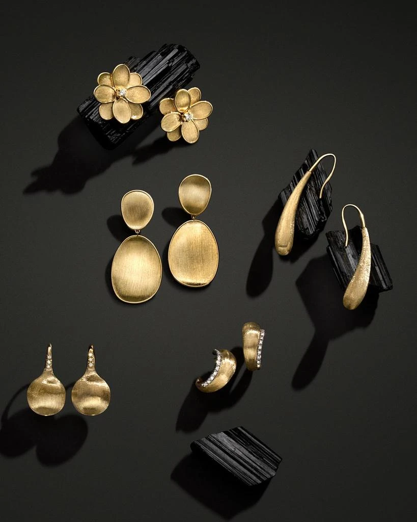 Marco Bicego 18K Yellow Gold Lunaria Two Tiered Drop Earrings 5