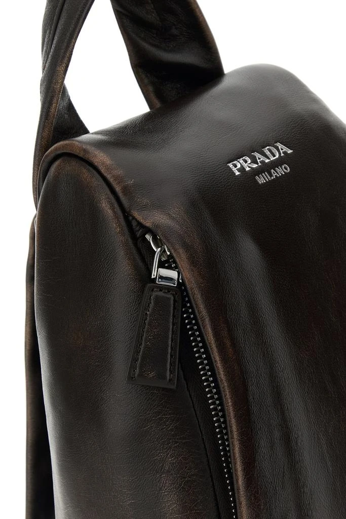 Prada Dark brown nappa leather backpack - Backpacks - Free  display picture 3