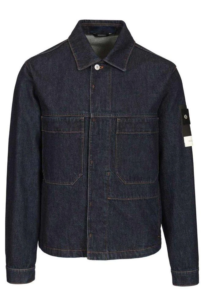 Stone Island Stone Island Contrast Stitch Denim Jacket