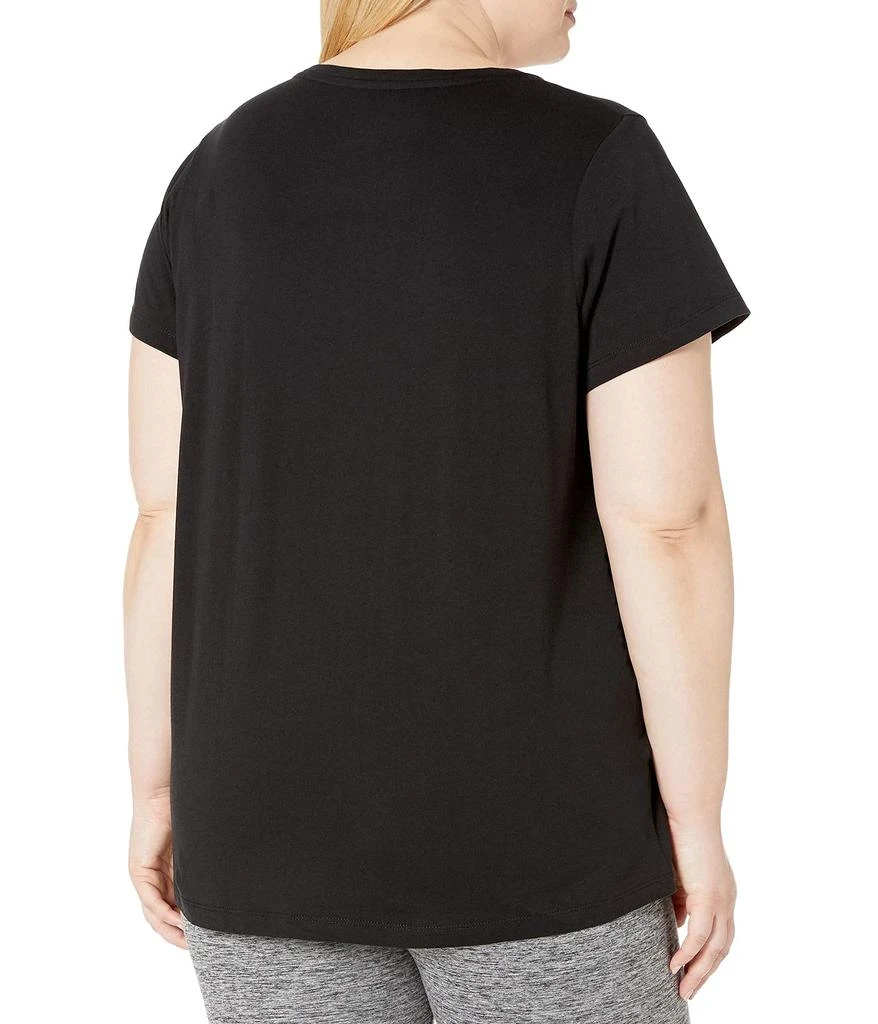 Hue Solid V-Neck Short Sleeve PJ Tee 2