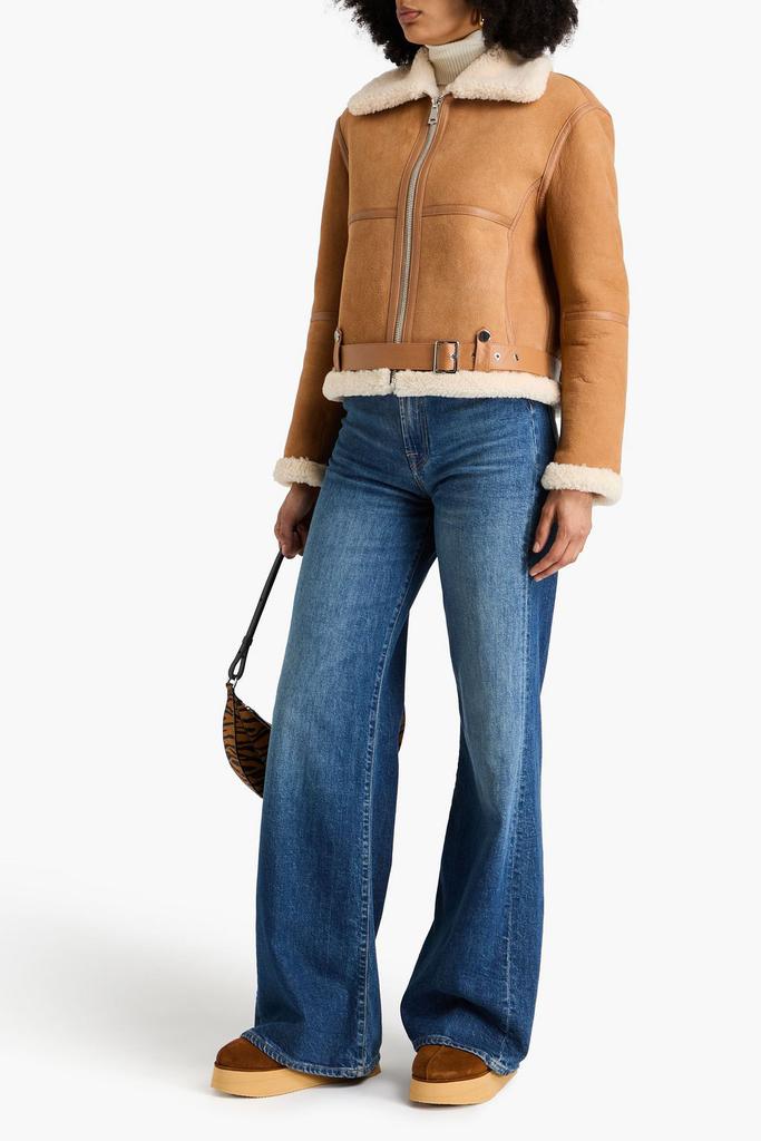 Muubaa Belted shearling jacket