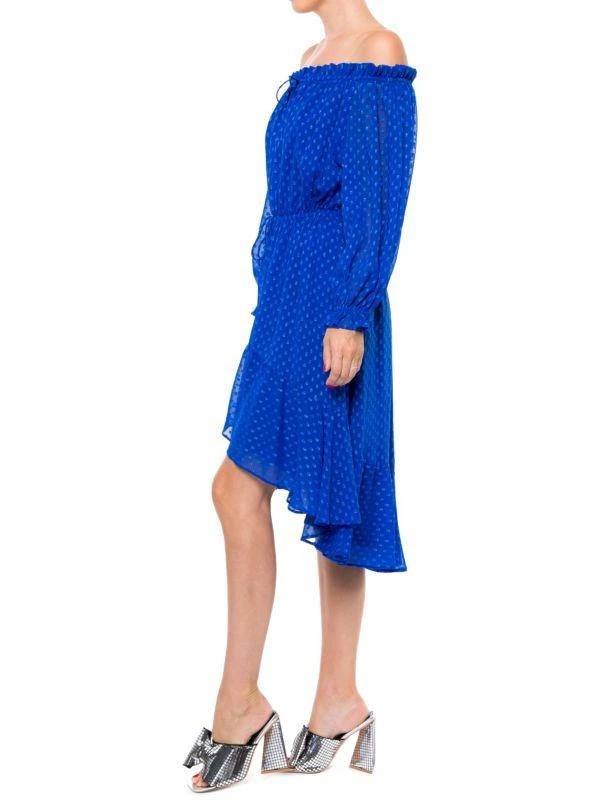 Meghan LA Keiko Swiss Dot Peasant Dress 3