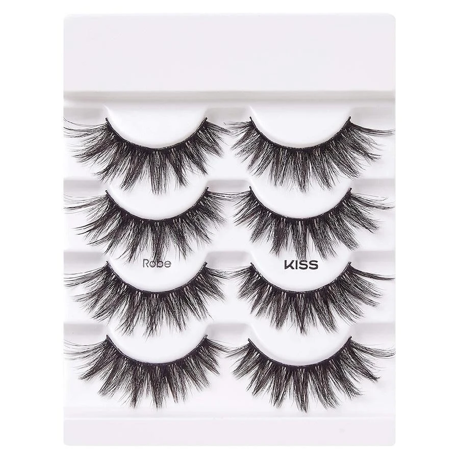 Kiss Lash Couture Triple Push-Up Collection Fake Eyelashes Multipack - Robe 3