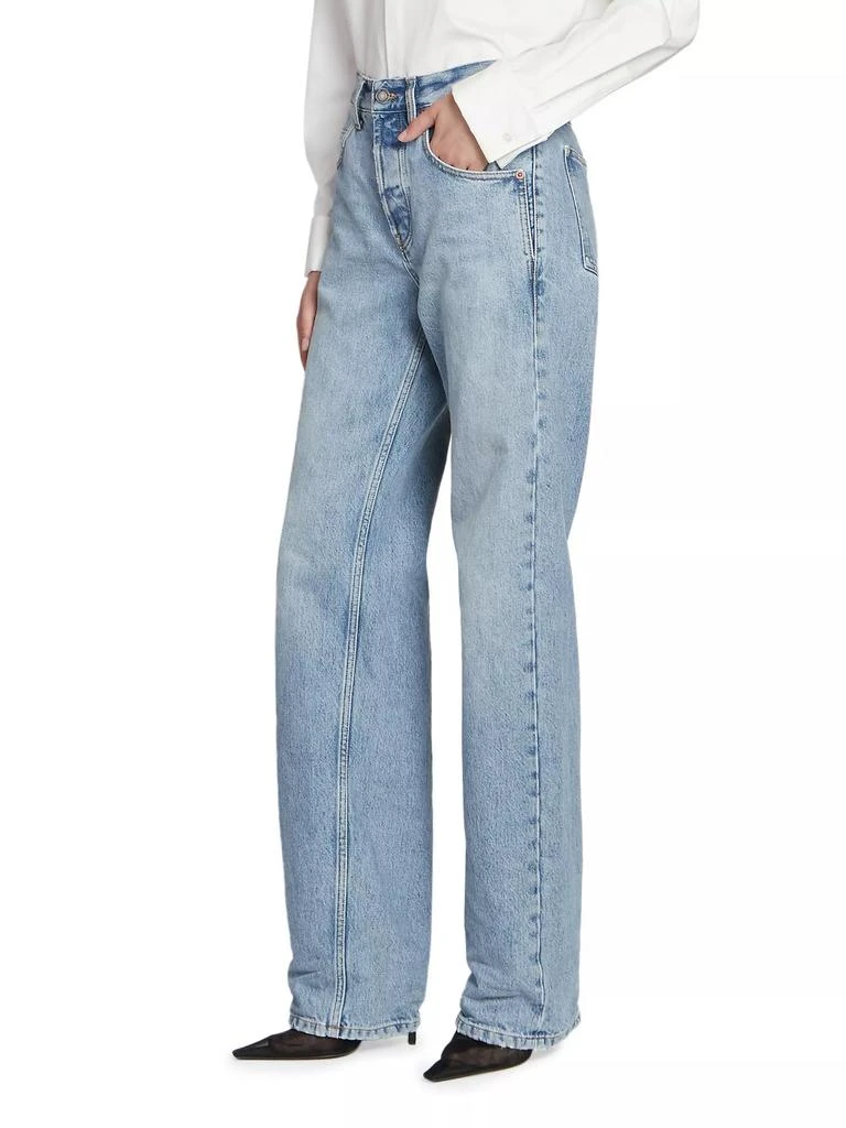Yves Saint Laurent Long Baggy Jeans in Denim 5