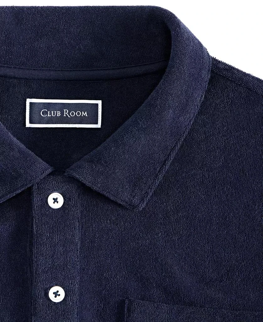 Club Room Men's Solid Terry Cloth Short-Sleeve Polo Shirt, Exclusively at Macy's 3