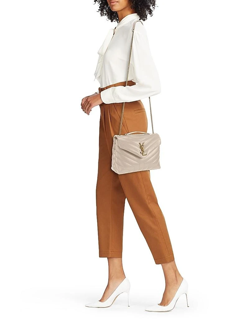 Yves Saint Laurent Loulou Small Shoulder Bag in Quilted Leather 3