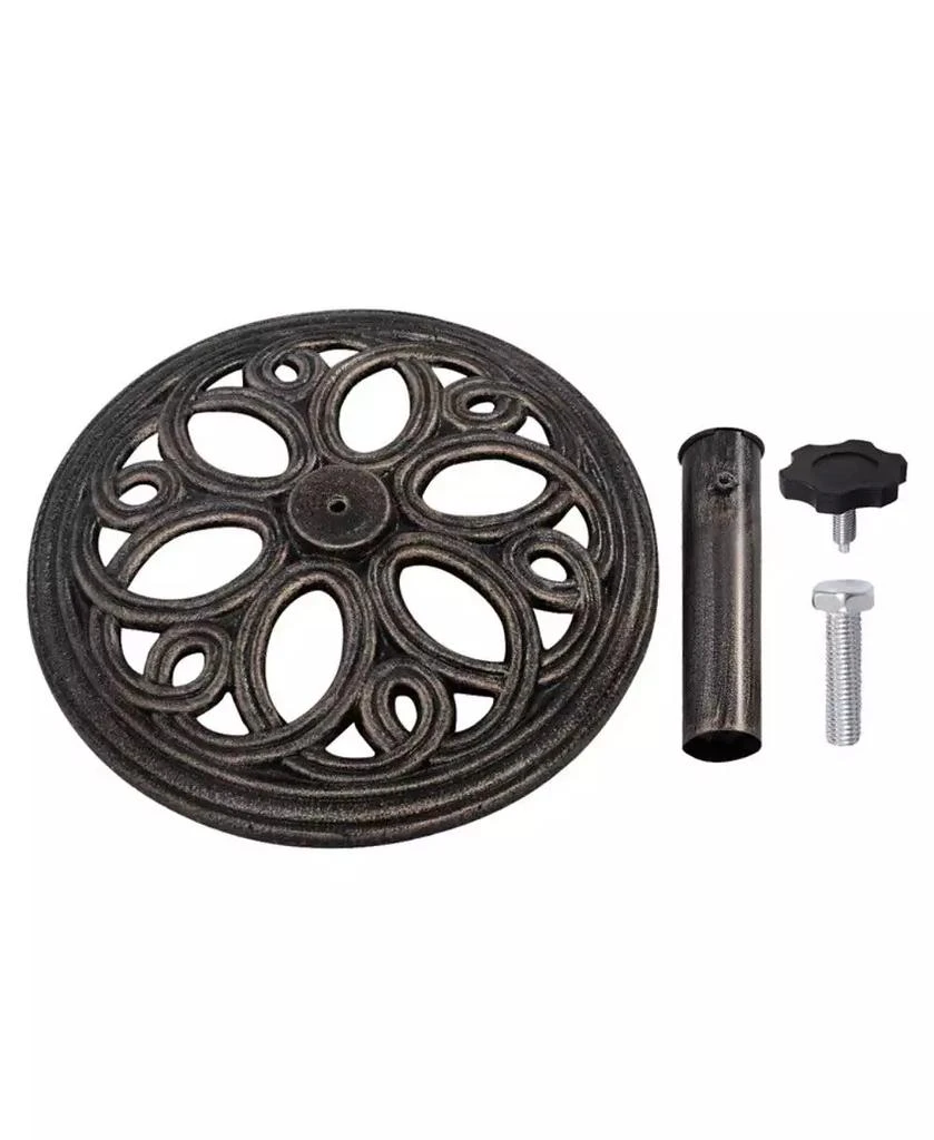 Mondawe 23 Pounds 17 3/4 Inch Round Umbrella Base Stand 3