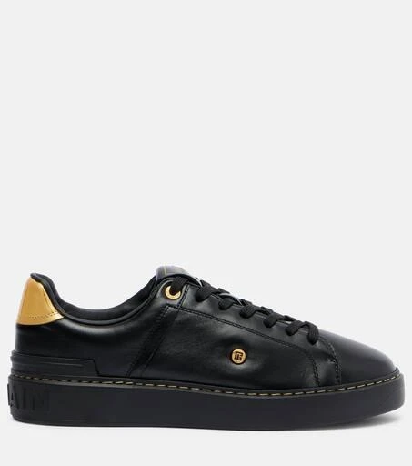 Balmain B-court leather sneakers 4