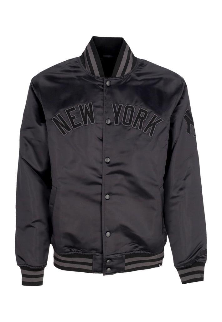 47 Brand Bomber Jacket Men Mlb Wordmark Bomber Neyyan Jet Black