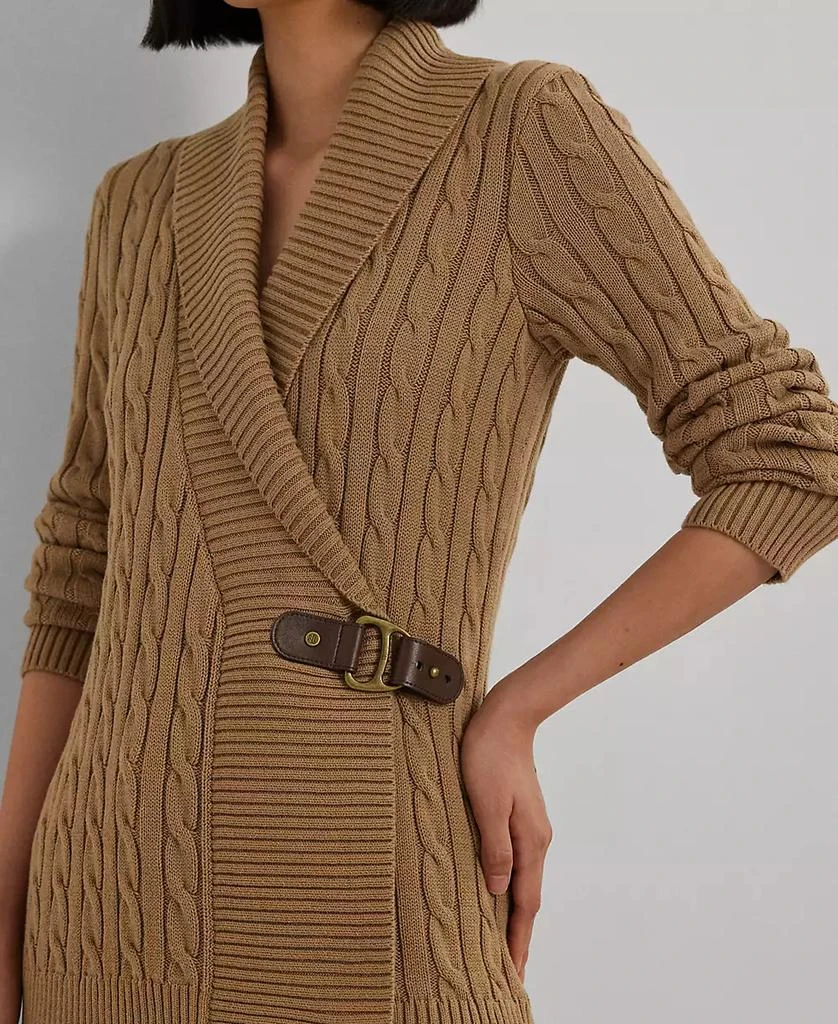 Ralph Lauren Petite Buckled Cotton Sweater 3