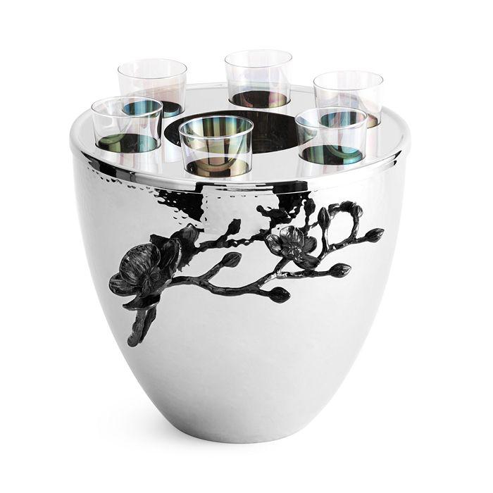 Michael Aram Black Orchid Vodka Service
