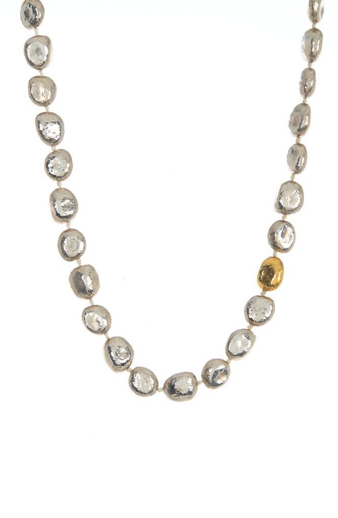 Gurhan Spell Hammered Nugget Necklace