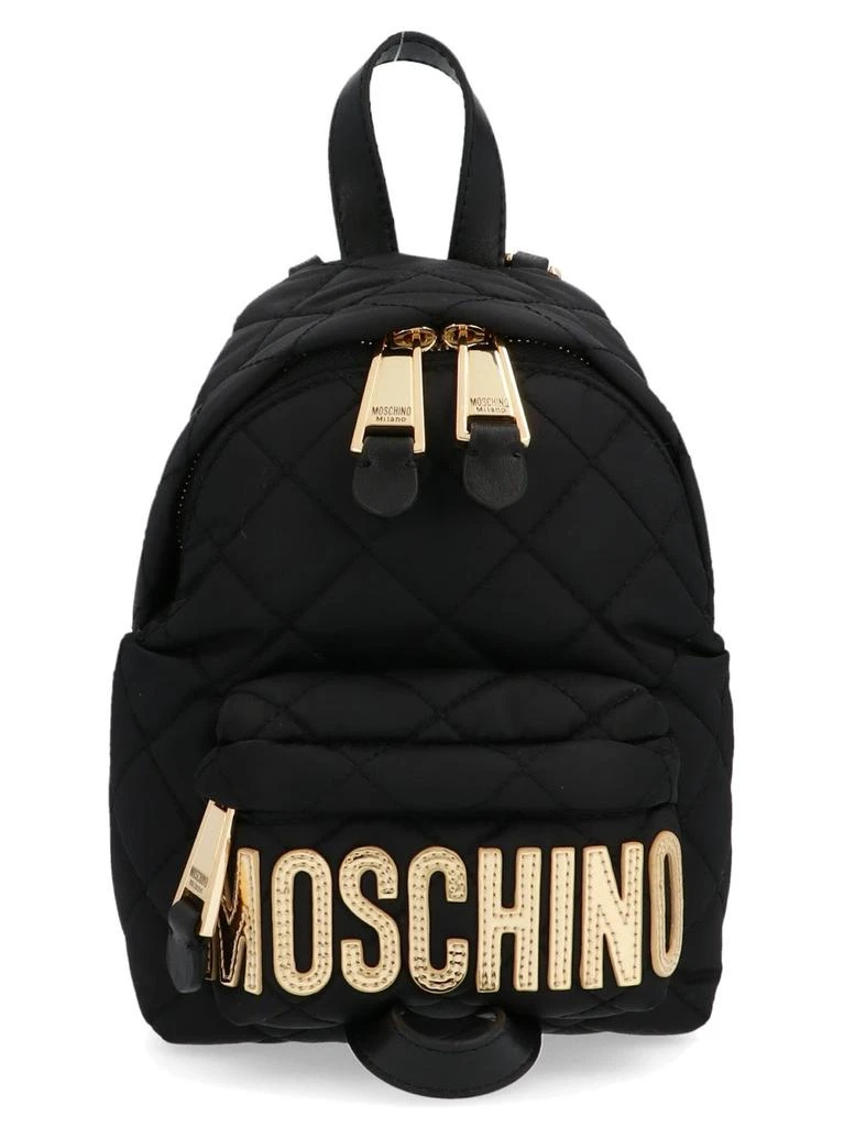 Moschino Moschino Quilted Logo Mini Backpack 1
