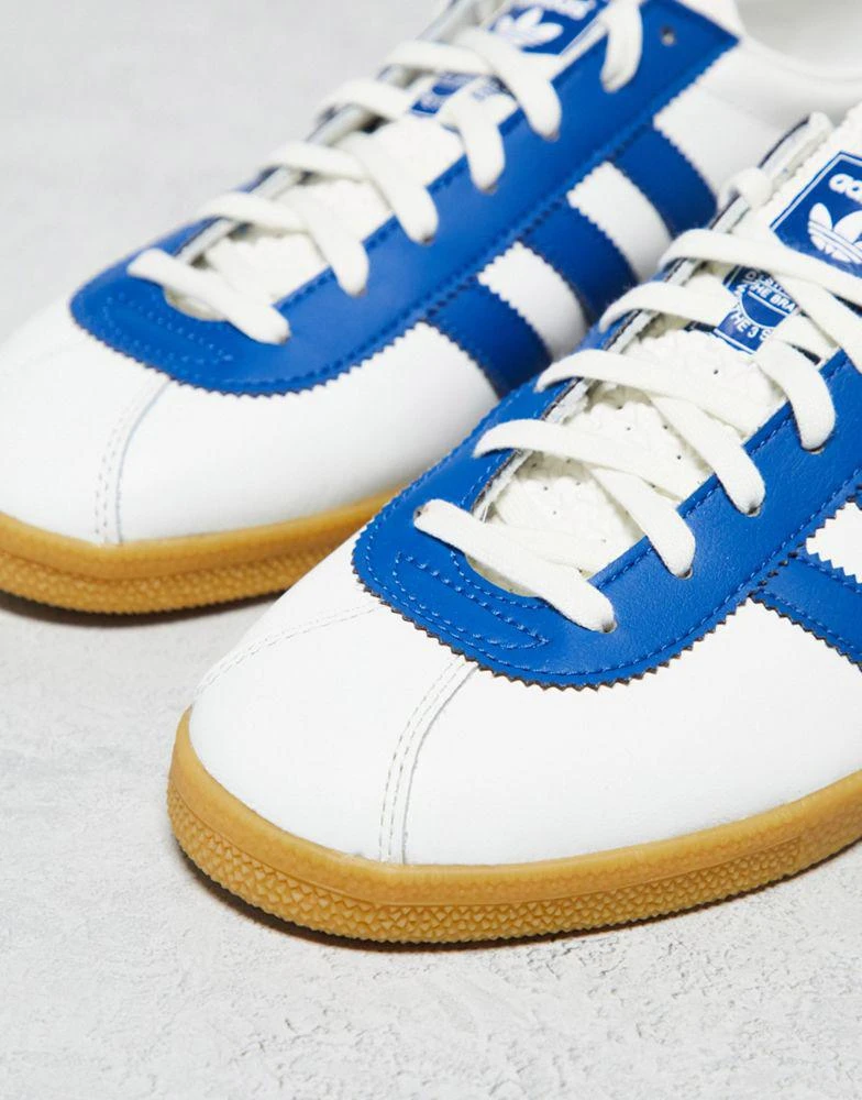 Adidas adidas Originals London trainers in white and blue 3