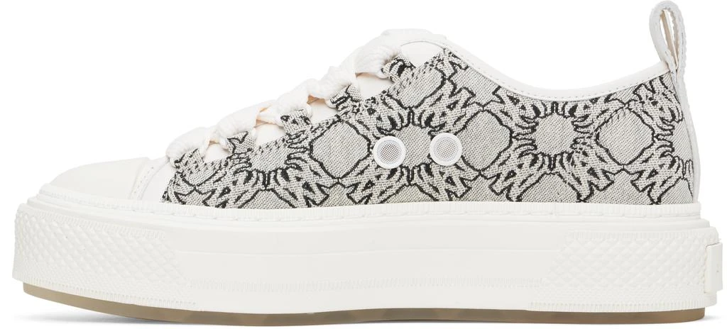 AMIRI Gray MA Quad Jacquard Court Low Sneakers 3