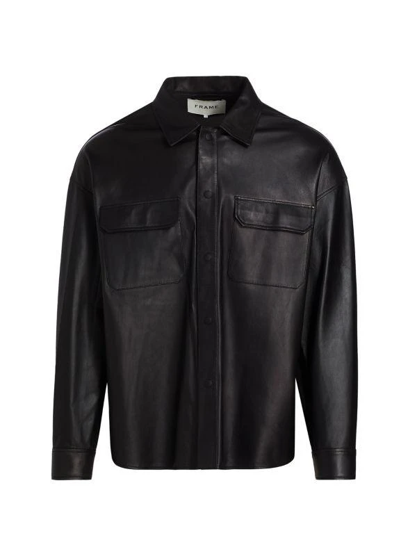 FRAME Leather Jacket 5