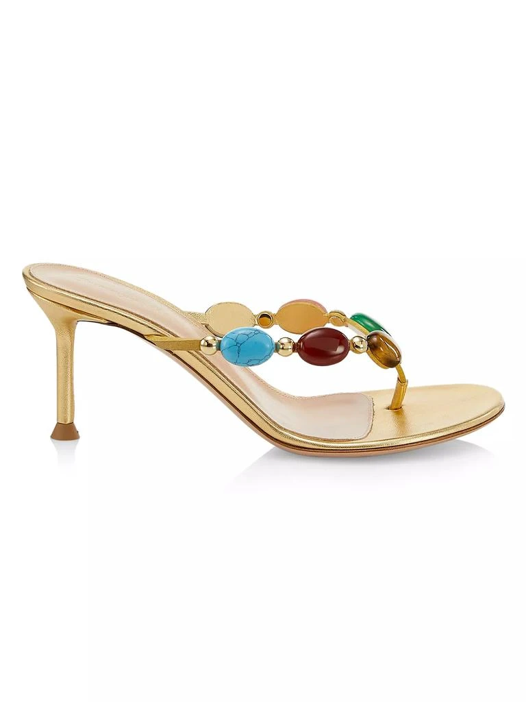 Gianvito Rossi Shanti 70MM Thong Sandal 1