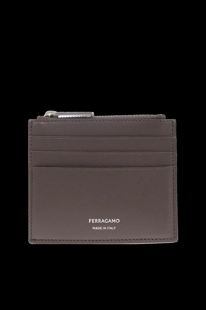 Salvatore Ferragamo Ferragamo Logo Printed Zipped Cardholder 1