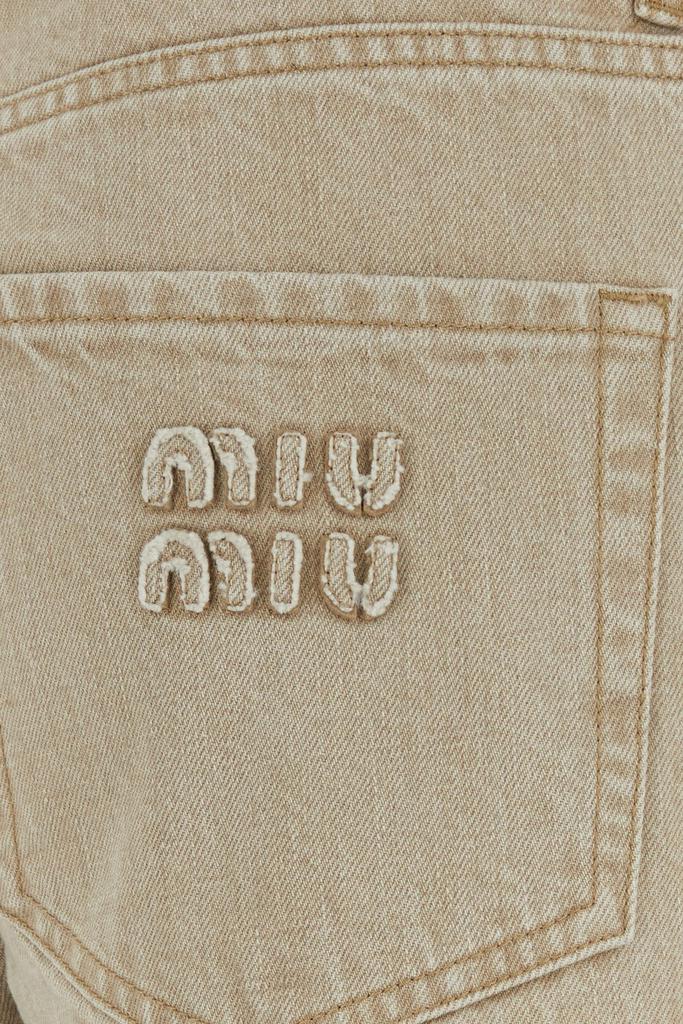 Miu Miu Beige denim jeans