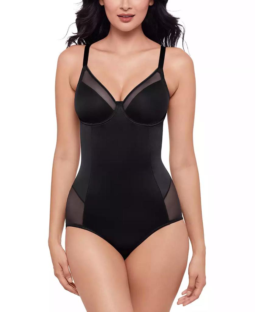 Miraclesuit Women
s Sexy Sheer Shaping Padded-Cup Bodysuit