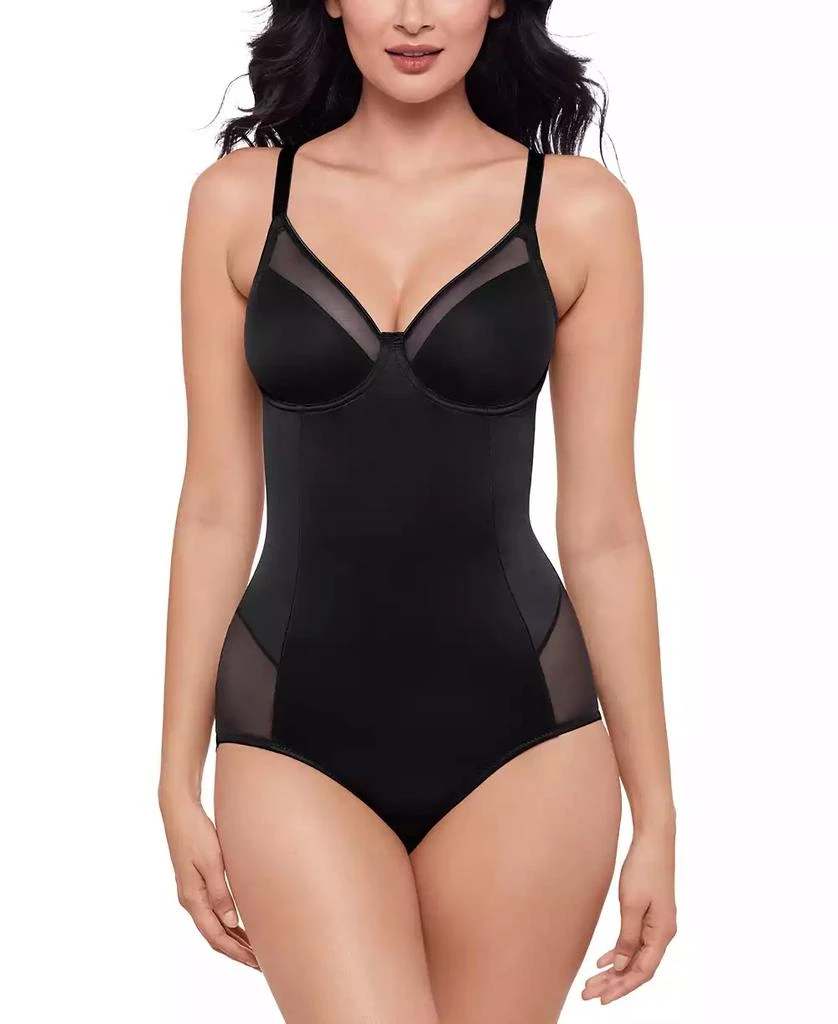 Miraclesuit Women's Sexy Sheer Shaping Padded-Cup Bodysuit 1