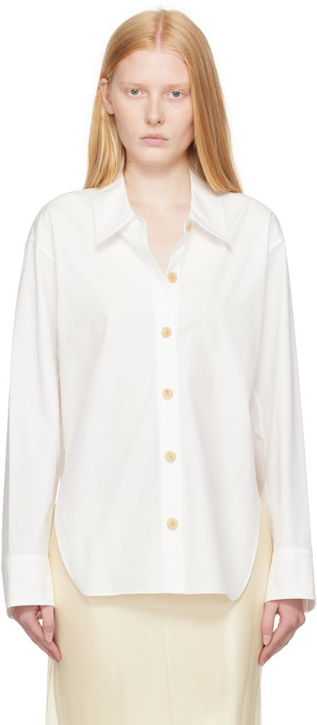 CREAM LINEN BLEND IFFY SHIRT DRESS – On Sale Now with Up to