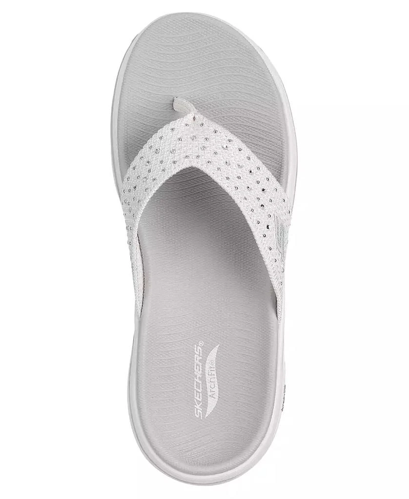 SKECHERS Women's GO WALK Arch Fit 2.0 - Claire Slide Sandals from Finish Line 5