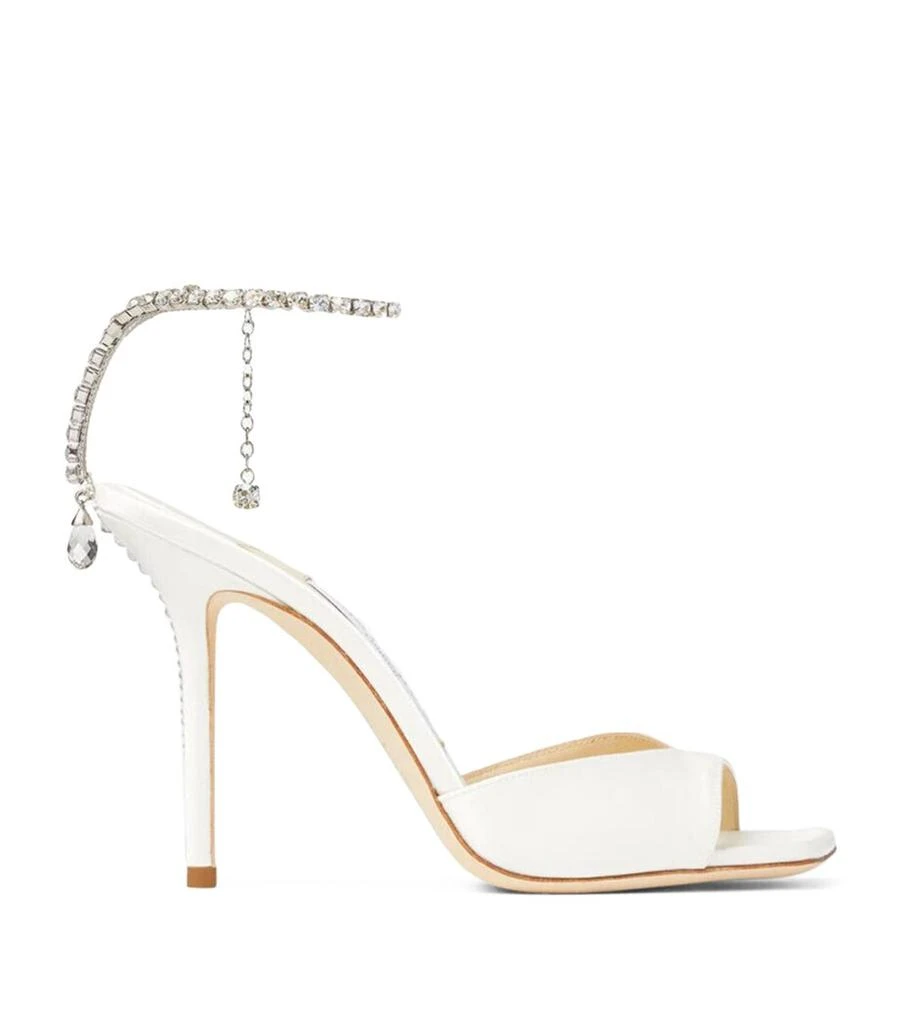 Jimmy Choo Saeda 100 Satin Sandals 1