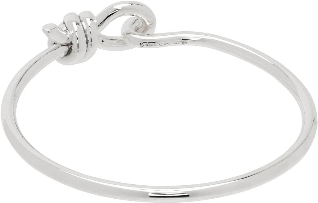 Bottega Veneta Silver Knot Bracelet 2