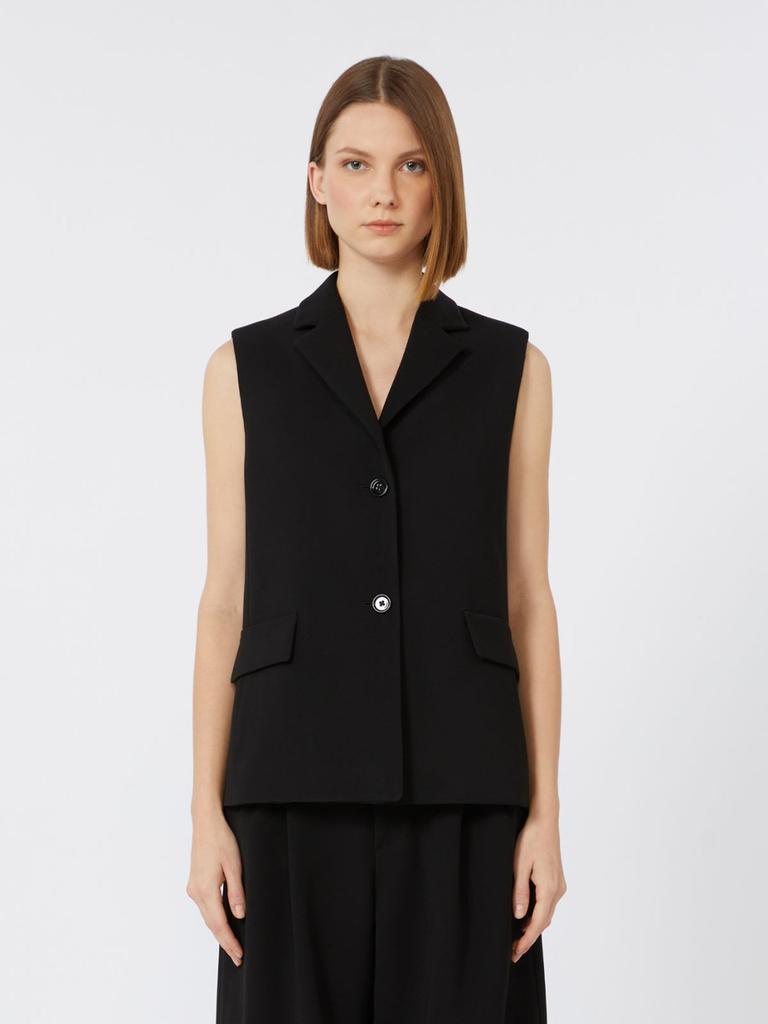 Max Mara Straight-fit cady gilet