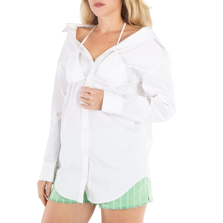 Alexander Wang Ladies White Layered Bikini Shirt 3