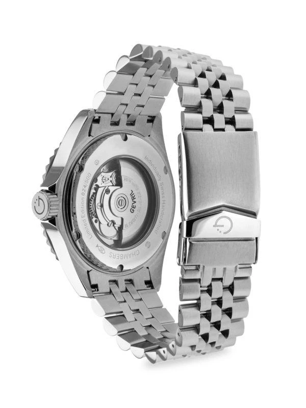 Gevril 43MM Chambers Stainless Steel Bracelet Watch 3