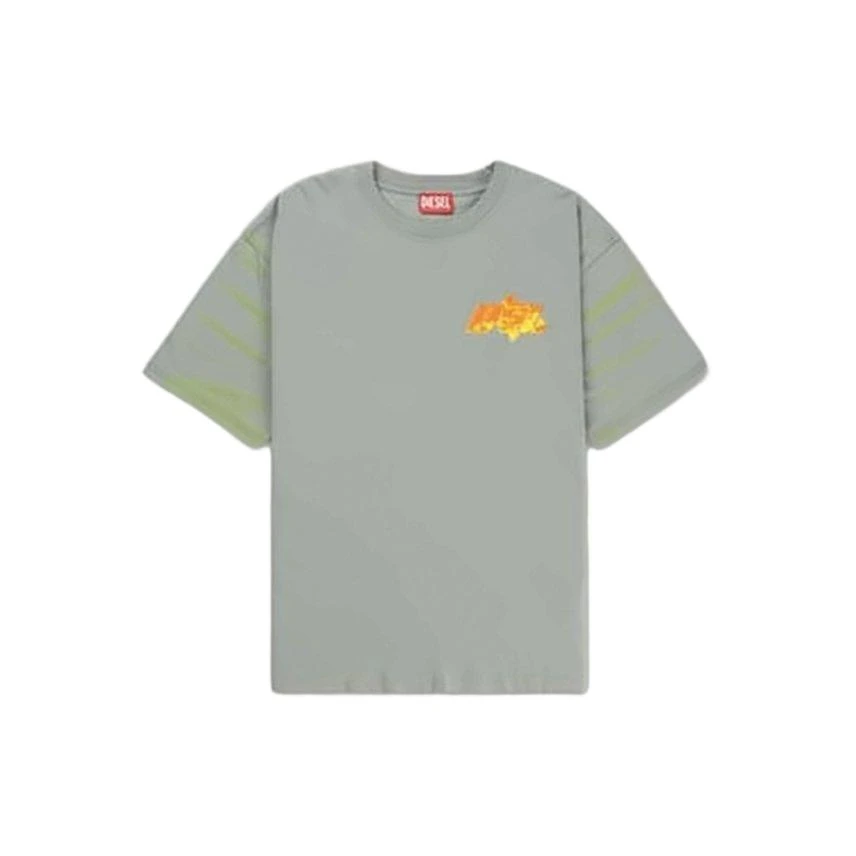 Diesel Muted Grey Short-Sleeve Tee
