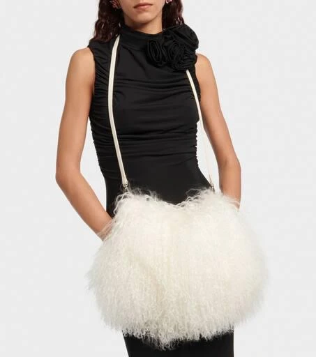 Magda Butrym Shearling muff 4