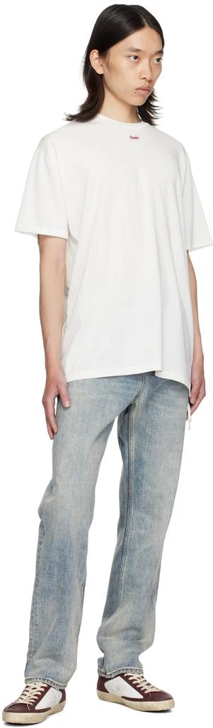 Ksubi White Stitch Up Biggie T-Shirt 4