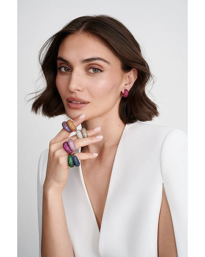 Piranesi 18K Yellow Gold Small Dome Ring with Diamonds, 2.27 ct. t.w. 3