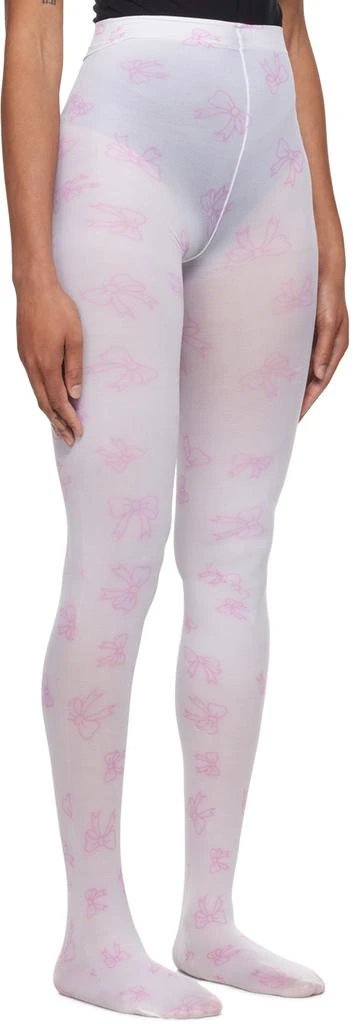 Ashley Williams Pink Bow Tights 2