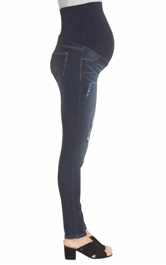 1822 Denim 1822 Denim - Maternity Pull on Distressed Jeans 2