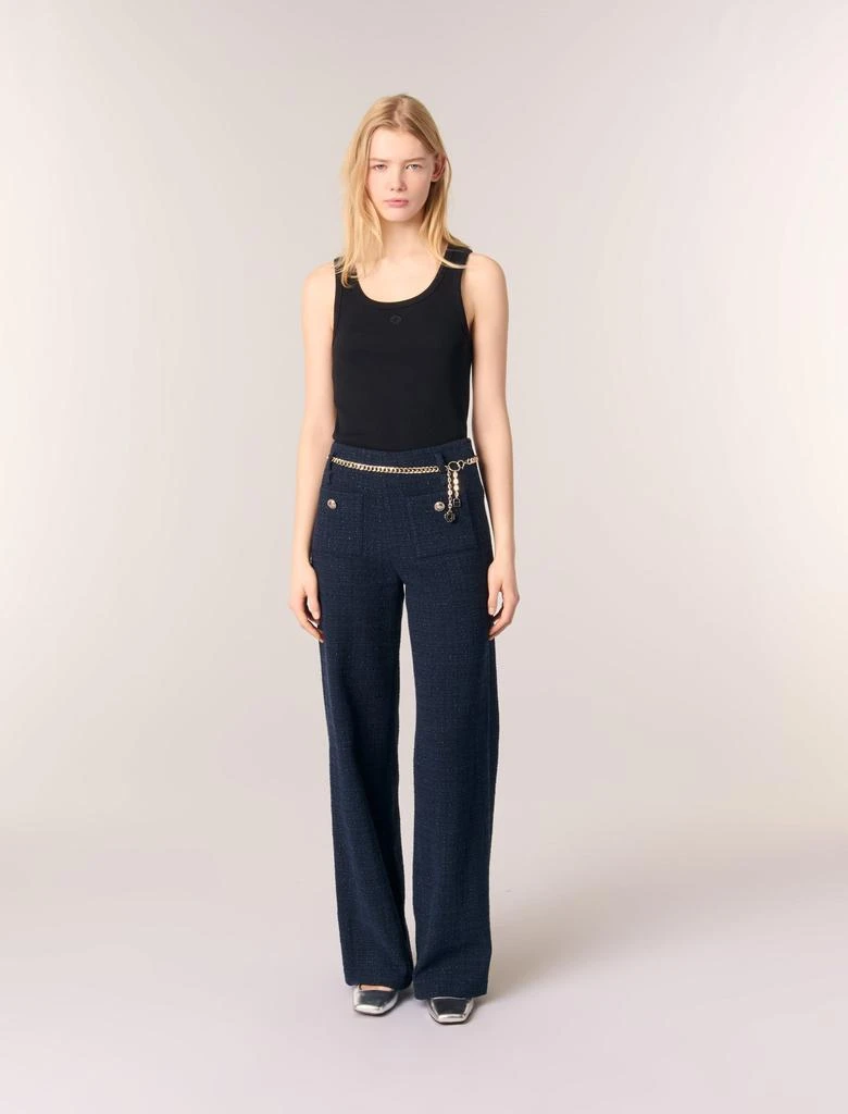 Maje Maje Woman's cotton Rib knit tank top for Spring/Summer 1