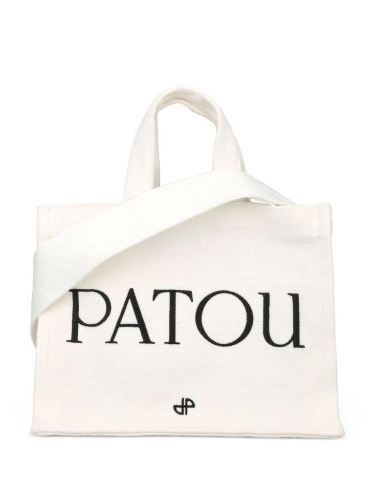 PATOU Cream White Small Bag With Logo 1
