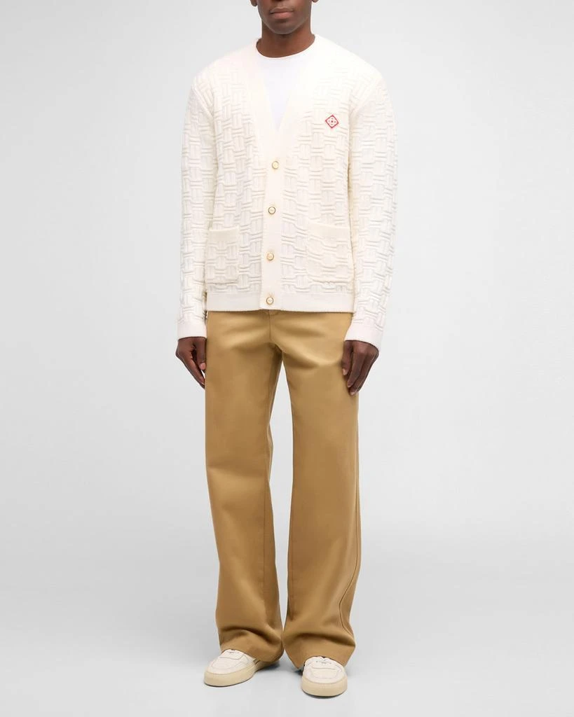 Casablanca Men's Column Stitch Cardigan 2