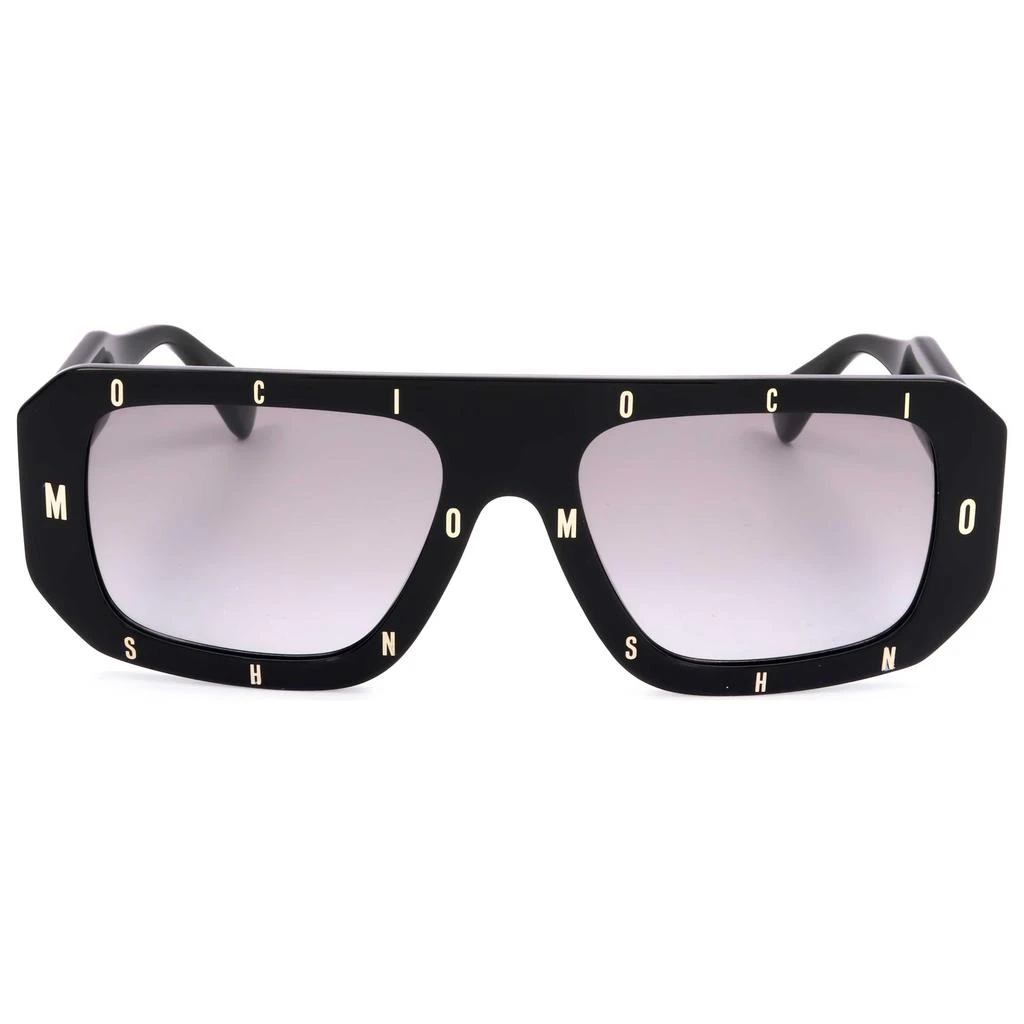 Moschino Sunglasses Women MOS129/S Black New With Tags Moschino Sunglasses MOS129/S 807/9O Black grey Woman | eBay main image 3
