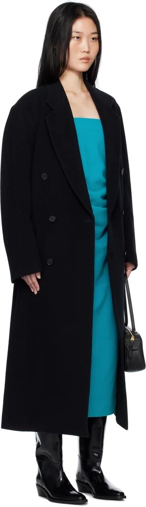 AURALEE Black Chesterfield Coat 2