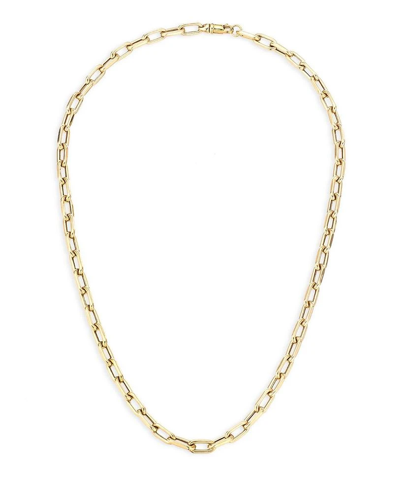 Adina Reyter 14K Yellow Gold Polished Oval Link Chain Necklace, 18" 1