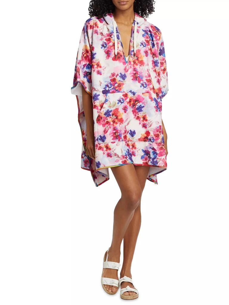 Johnny Was Summer Days Terry Hooded Poncho Dress 2