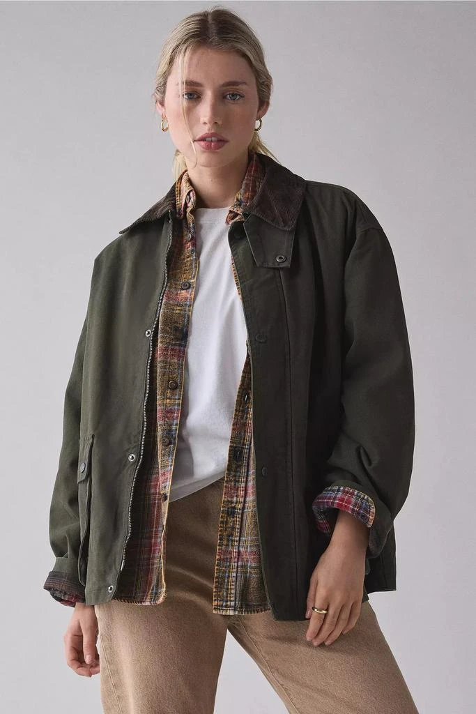 BDG BDG Nina Flannel Lined Cotton Canvas Barn Jacket