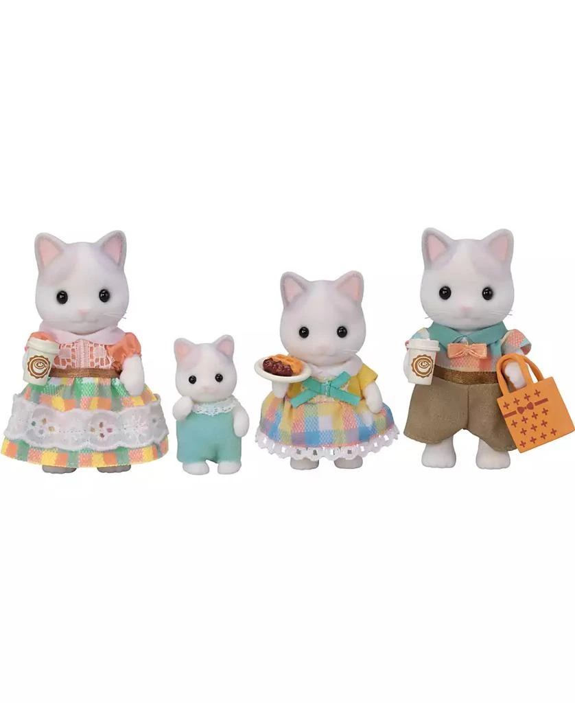 Calico Critters Latte Cat Family, Set of 4 Collectable Doll Figures 1