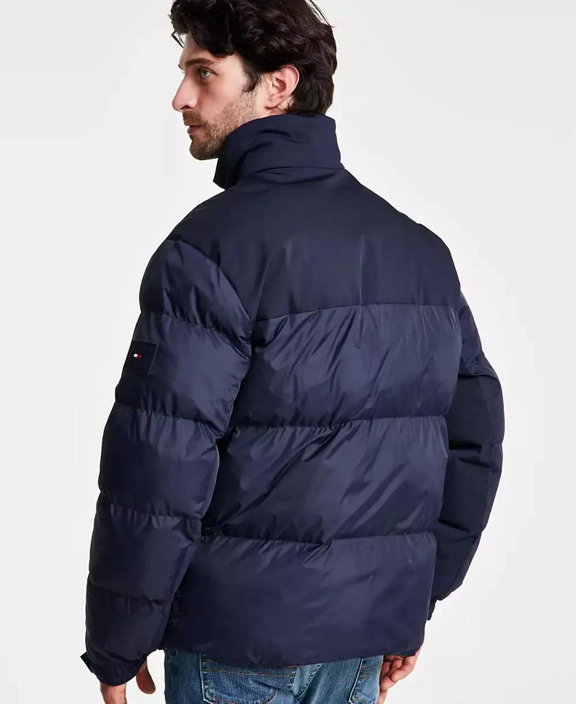 Tommy Hilfiger Men's Mixed-Media Puffer Jacket 2