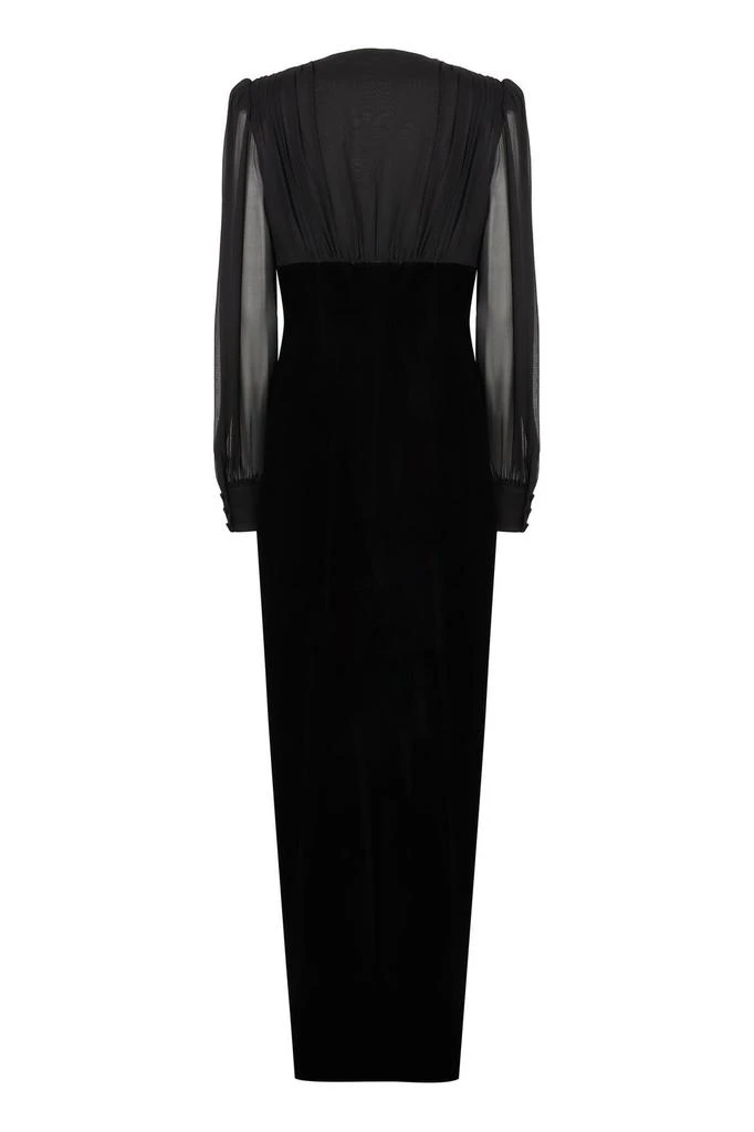 Shop Alessandra Rich Velvet V-Neck Gown on Sale at BeyondStyle  Get 50%  Off Alessandra Rich Velvet V-Neck Gown with Limited-Time Flash Deals,  Exclusive Discounts, and Special Offers. Enjoy Unbeatable Savings on
