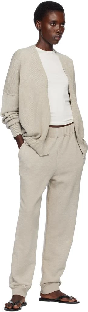 LAUREN MANOOGIAN Taupe Fade Cardigan 4